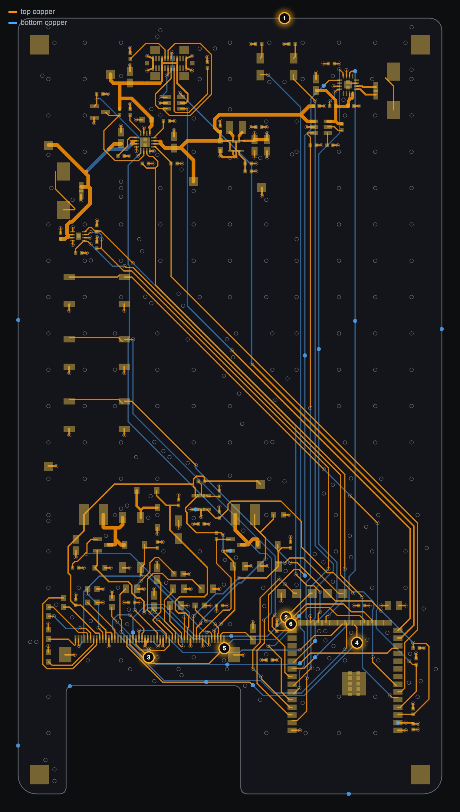 The Paper Calendar's copper with the numbered EMC findings